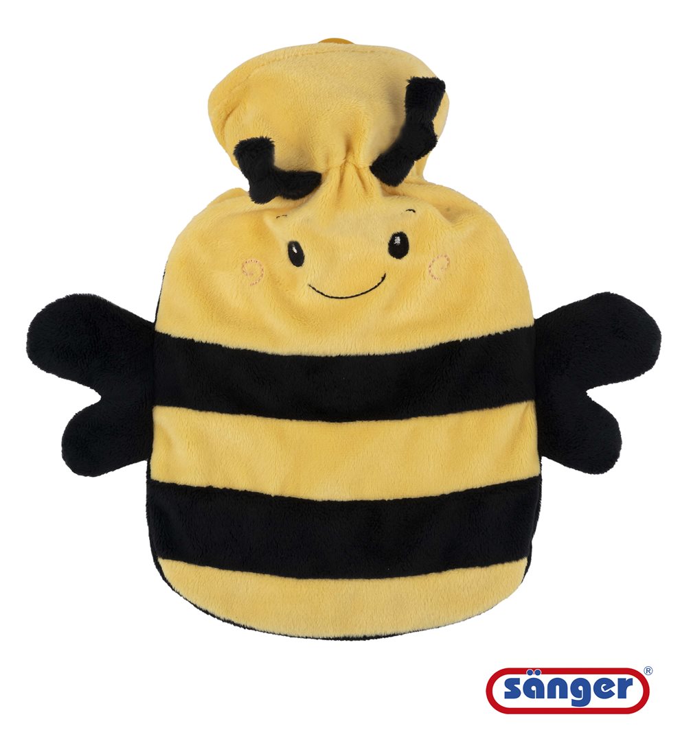 SÄNGER Bouillotte Velours 0.8 L Abeille Abby | Confort Chaleureux
