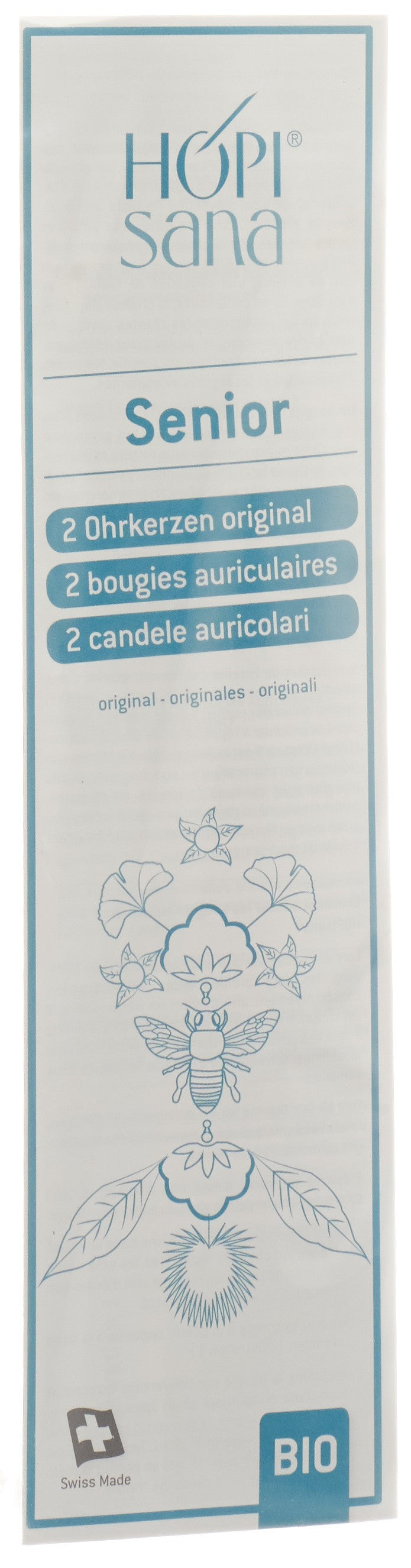 Hopisana Bougies Auriculaires Bleues | Bien-être & Soulagement | 2 Pièces