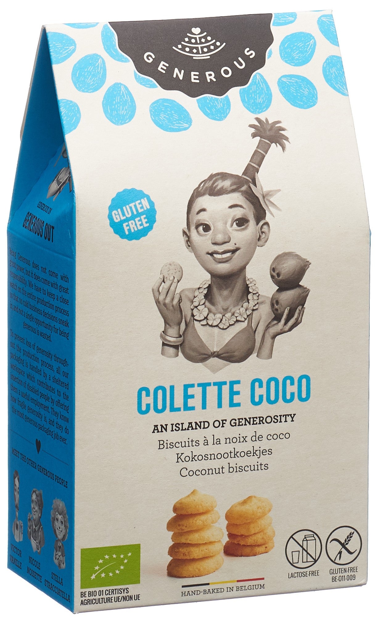 GENEROUS Colette Coco biscuit sans gluten 100g | Goût gourmand
