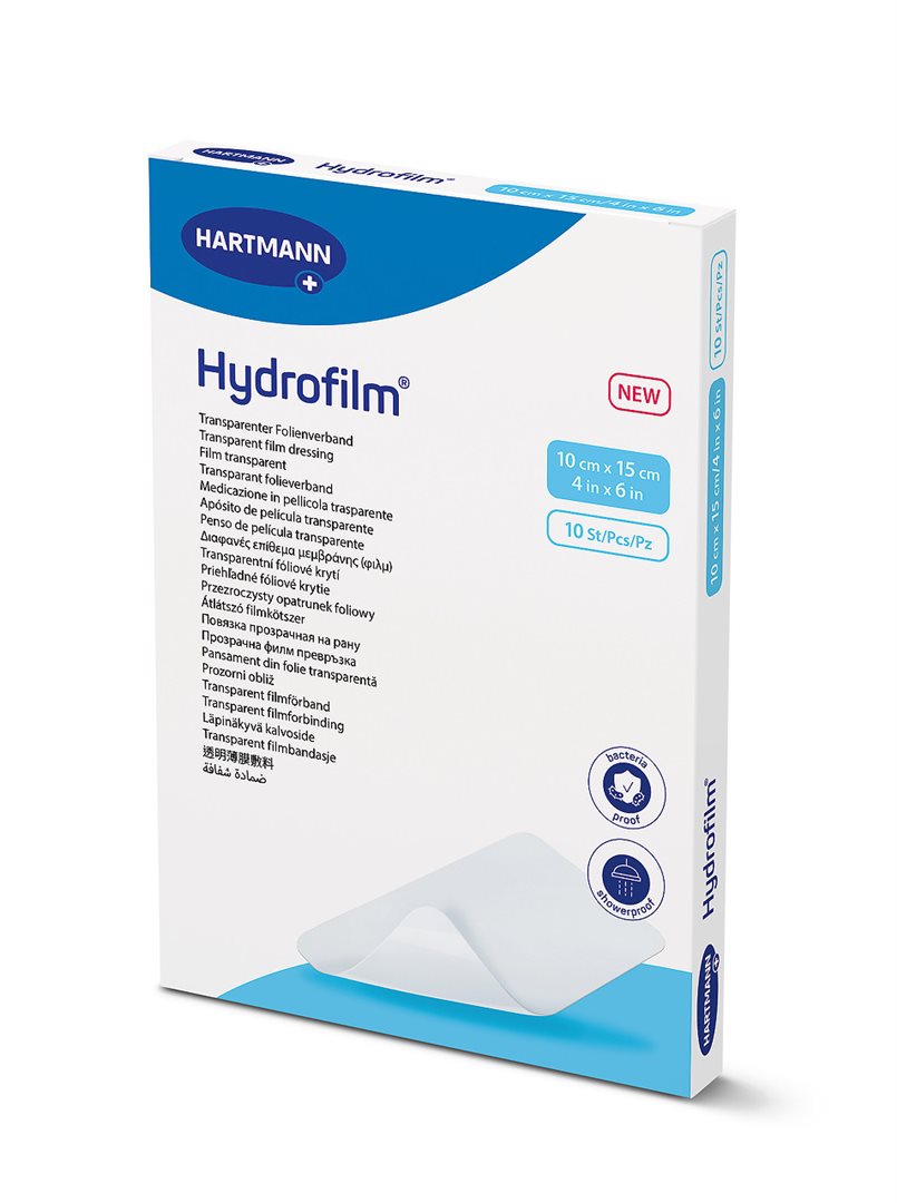HYDROFILM Pansement Transparent 10 x 15 cm - Lot de 10 | Soin Cicatrisant