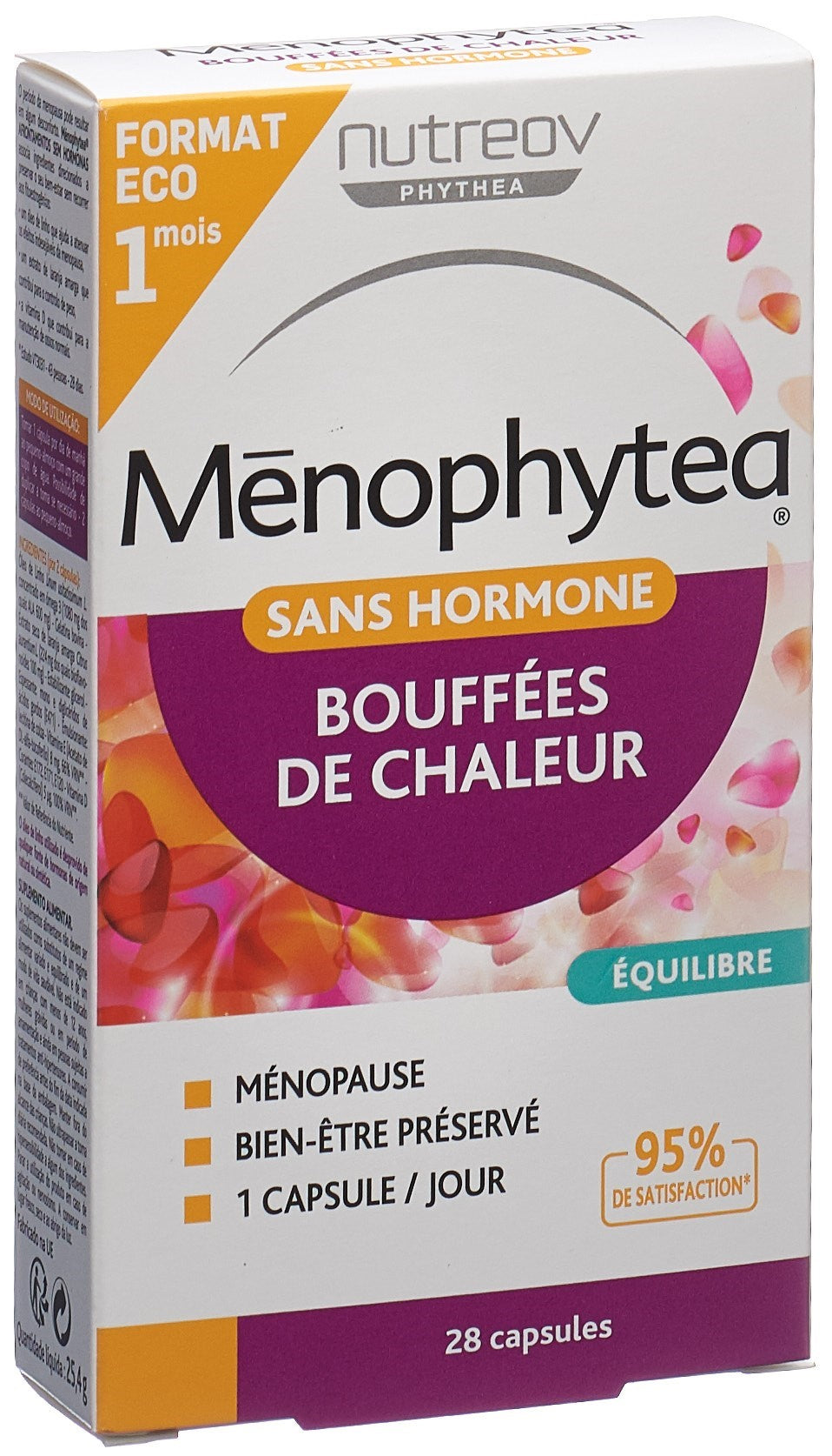 MENOPHYTEA Bouffées de Chaleur 28 Capsules | Solution Naturelle
