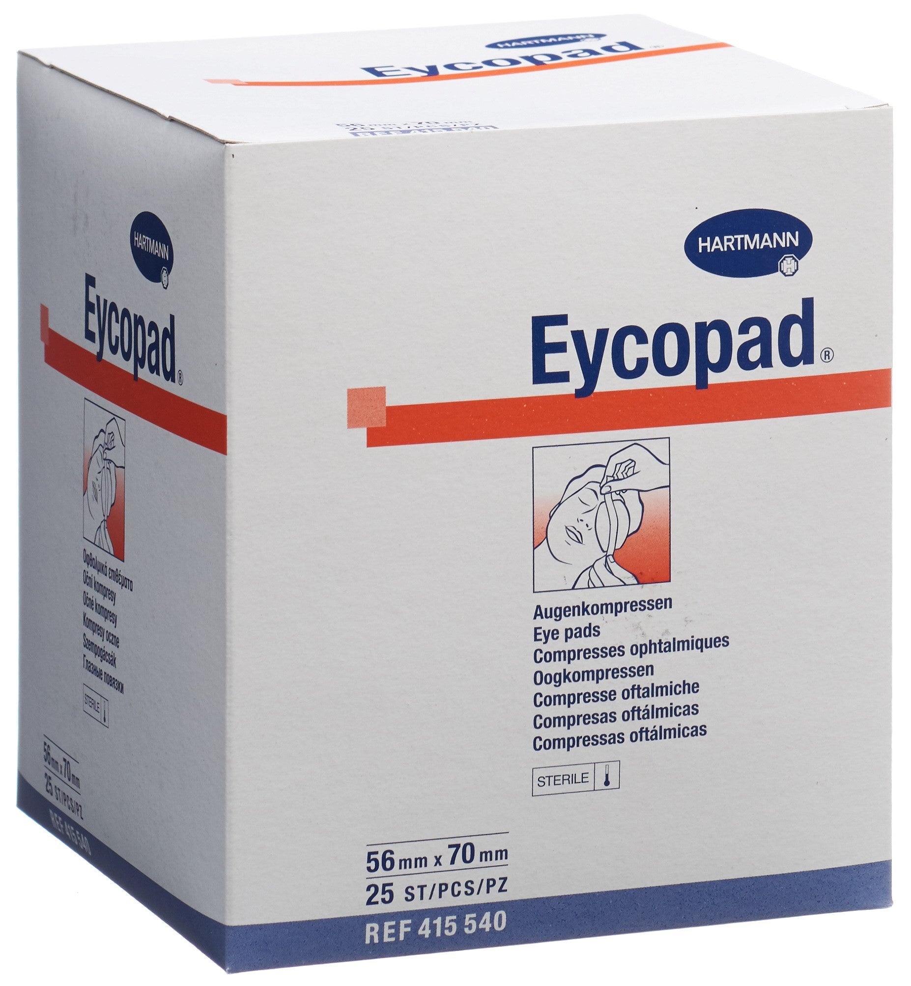 EYCOPAD Compresse Ophtalmique Stérile 25 Pièces | Soin Yeux