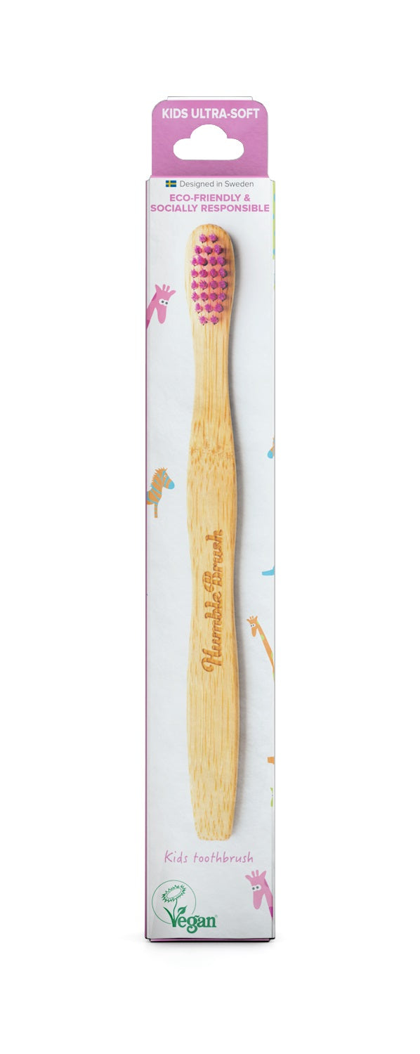 HUMBLE BRUSH Brosse à Dents Enfant Douce Violette | 1 Unité