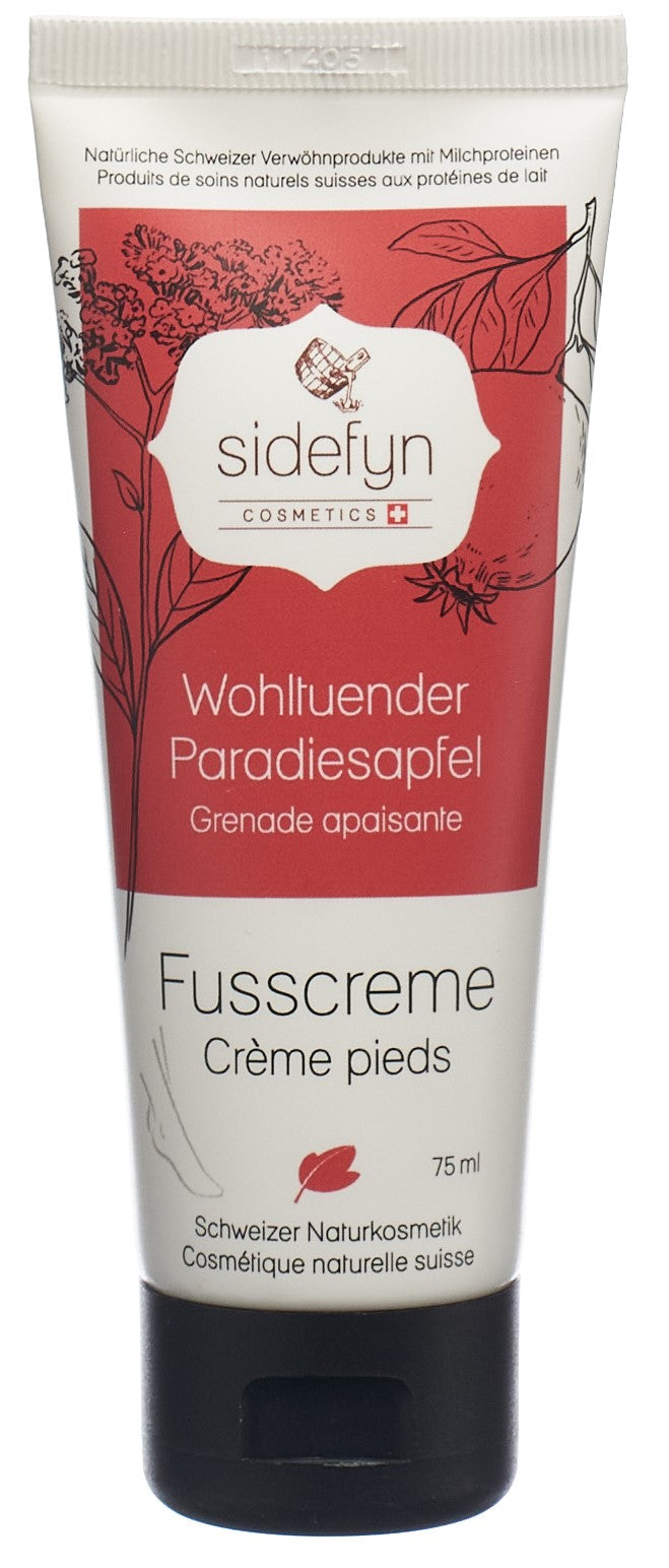 SIDEFYN Crème Pieds Grenade Apaisante 75 ml | Soin Réparateur