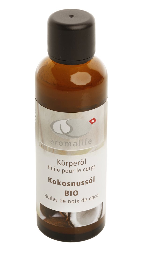 AROMALIFE Huile de Coco BIO Soin Corps & Cheveux | Flacon 75 ml