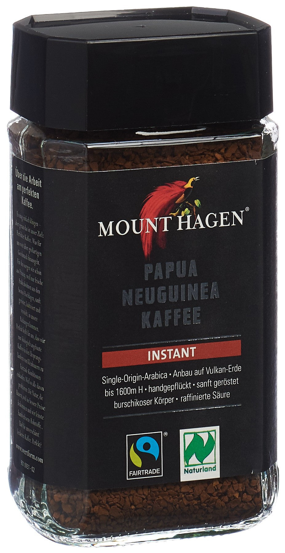 MOUNT HAGEN Café Instantané Bio Éthique 100g | Énergie Naturelle