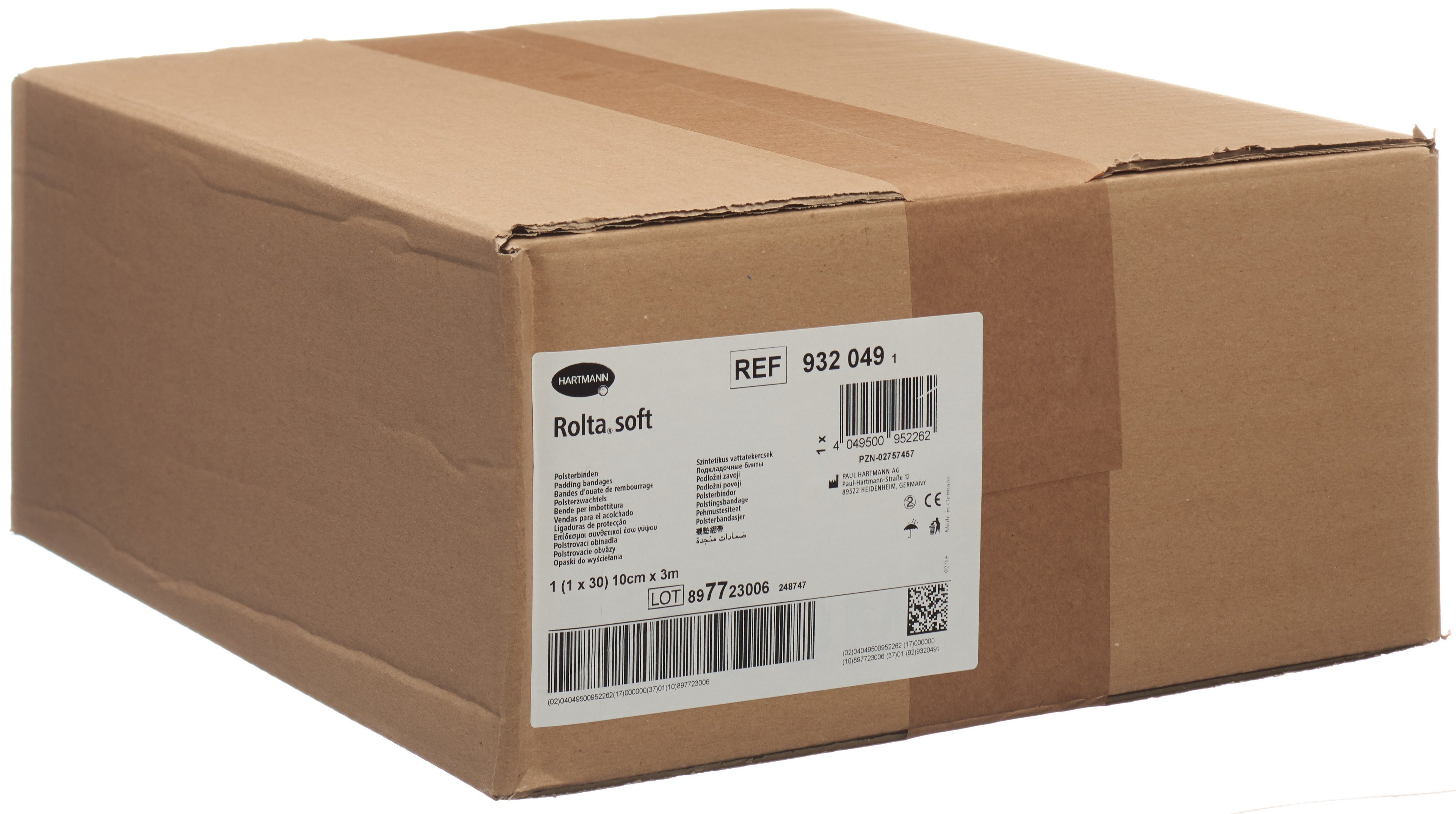 ROLTA SOFT Bande Ouatée 10cmx3m Confort & Protection | Lot de 30