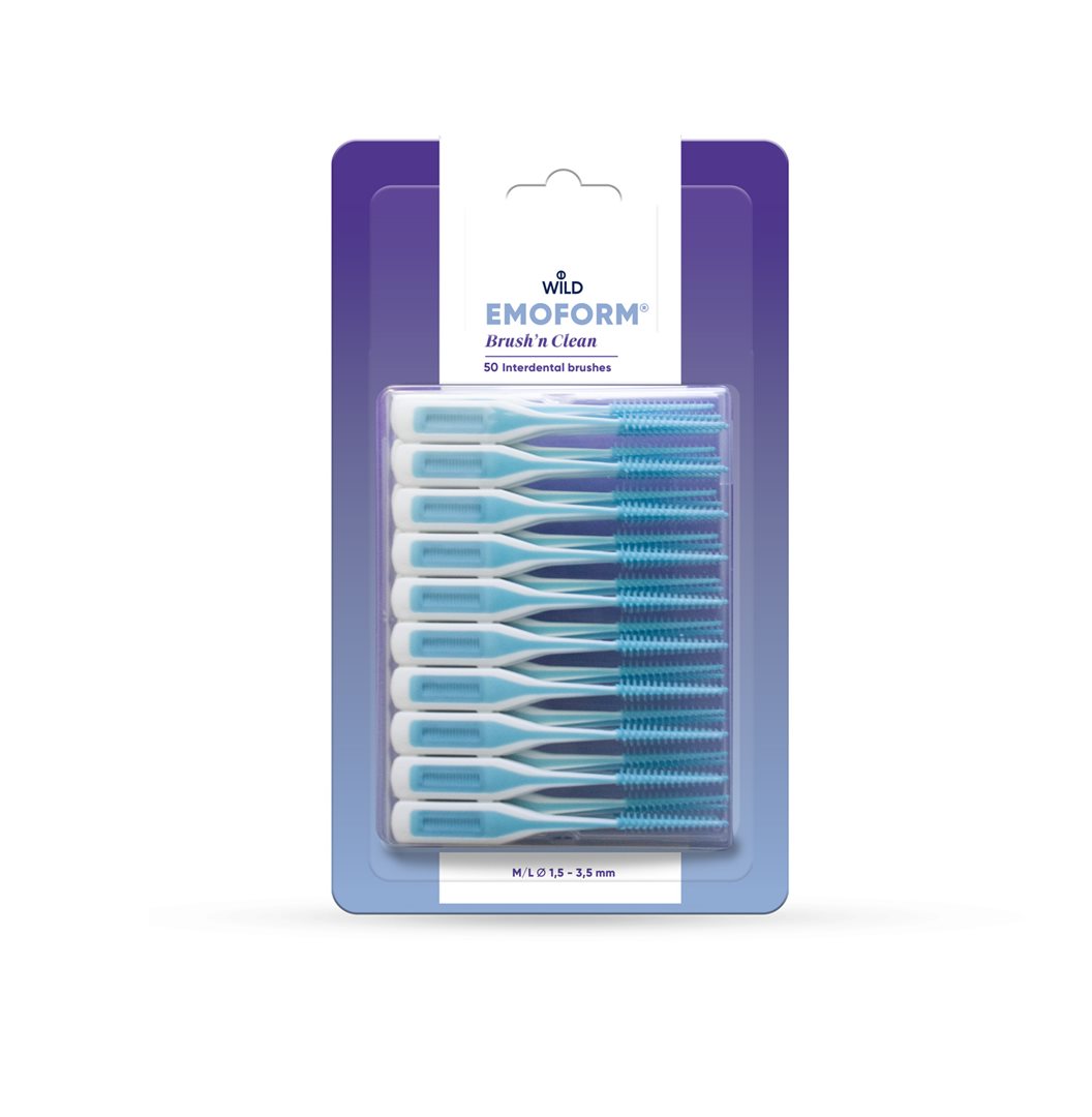 EMOFORM Brosse Dentaire Nettoyante 50 Pièces | Soin Buccal Efficace