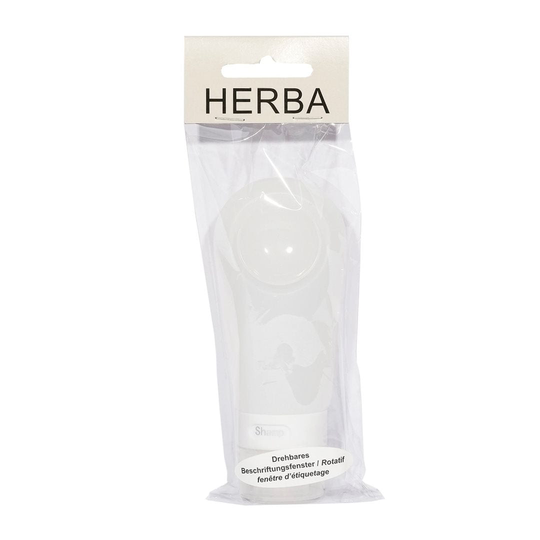 HERBA Flacon Voyage Silicone 89 ml Transparent | Pratique et Réutilisable