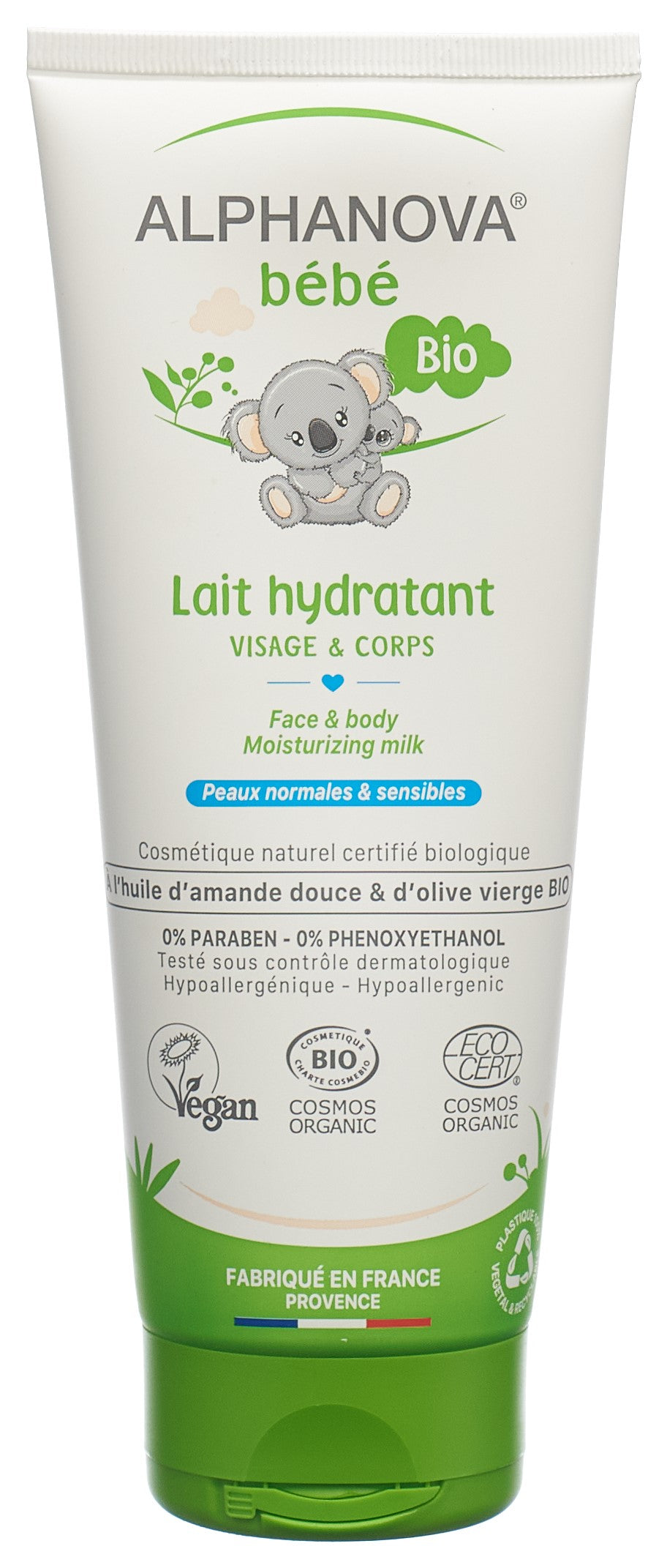 ALPHANOVA BB Lait Hydratant Corps & Visage 200 ml