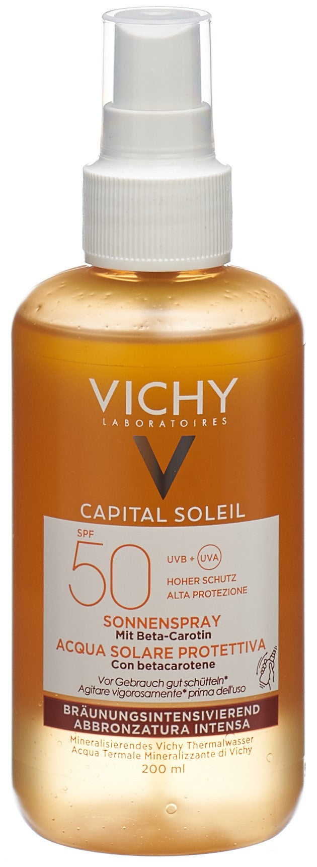 VICHY Capital Soleil Eau prot spr bro SPF50 200 ml