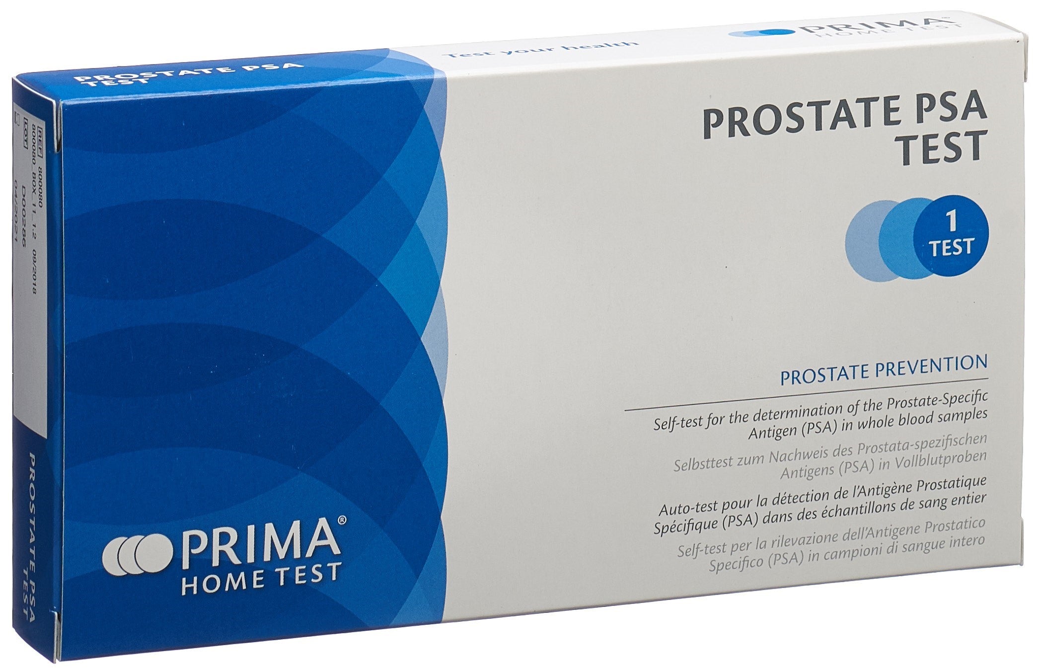 PRIMA HOME TEST Test Prostate PSA