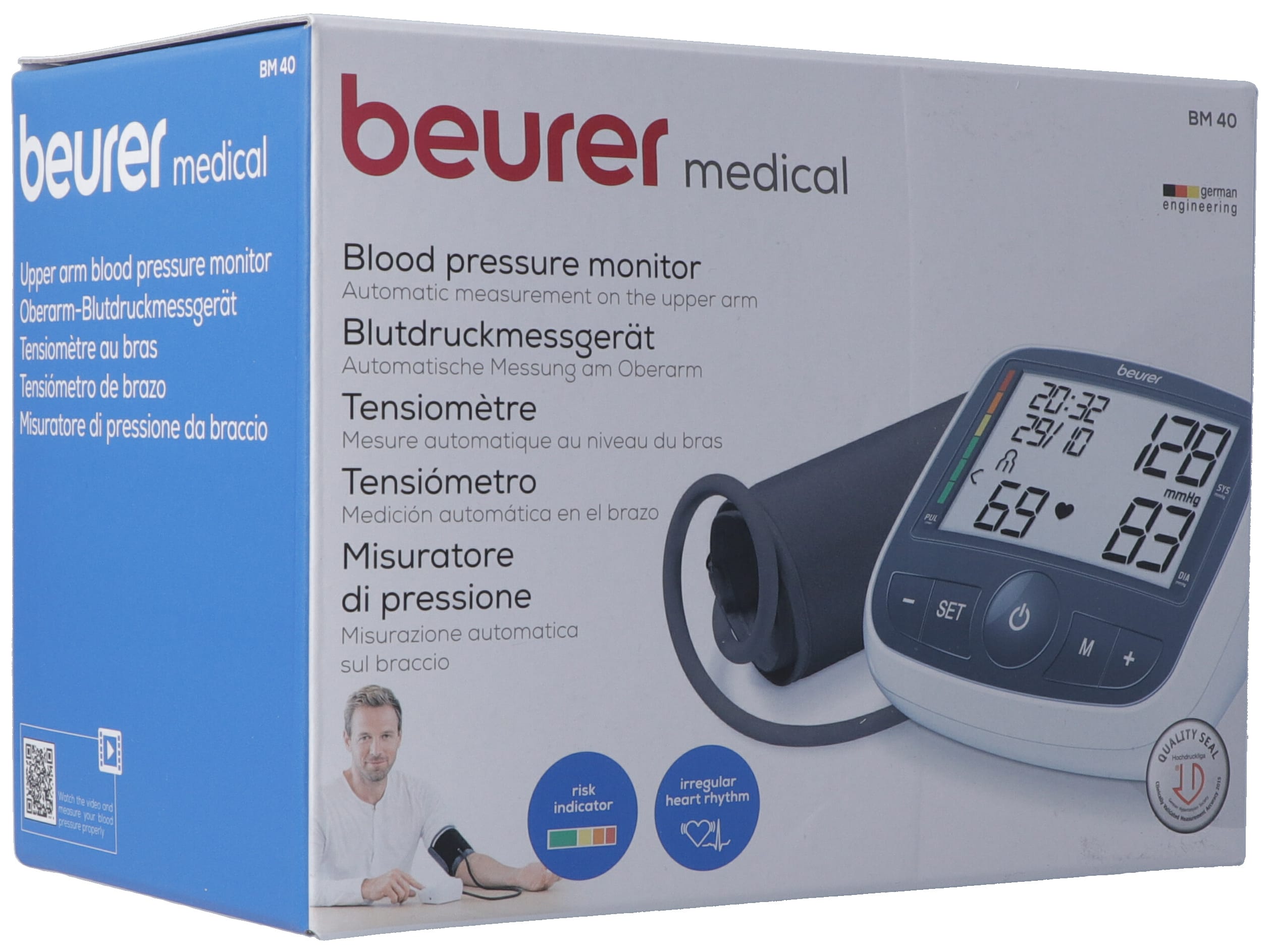 BEURER Tensiomètre Bras BM 40 Précis et Fiable | Appareil Médical