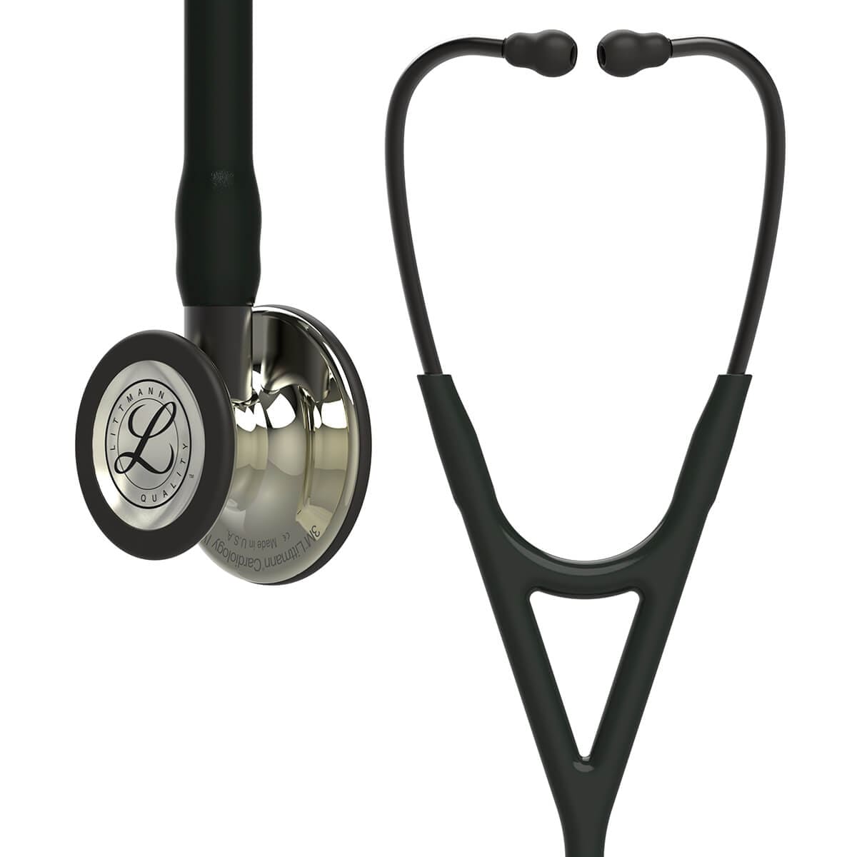 Stéthoscope Littmann Cardiologie IV - Édition Noir Champagne Élégante