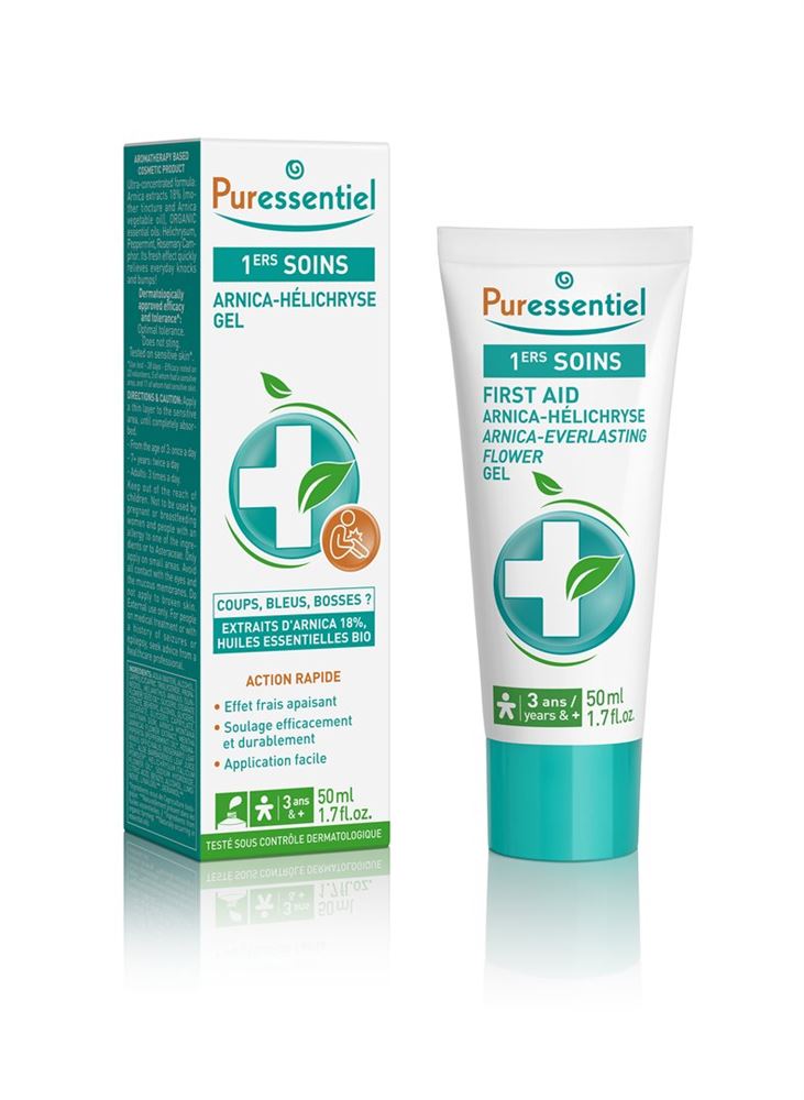 PURESSENTIEL Gel Arnica & Hélych. 50ml | Premiers Soins