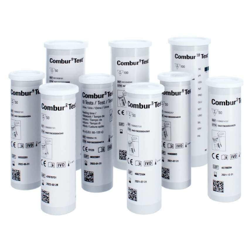 Bandelettes de Test Urinaire Combur de Roche - Diagnostic Précis & Fiable