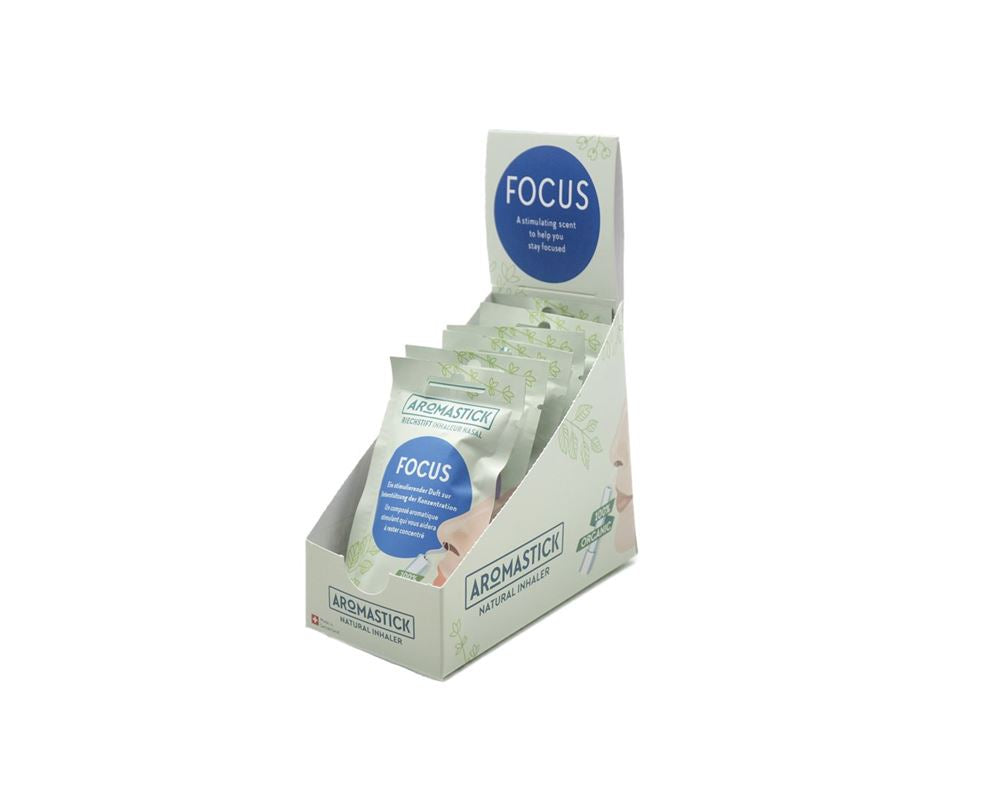 AROMASTICK Inhalateur Bio Focus 10 pièces | Concentration