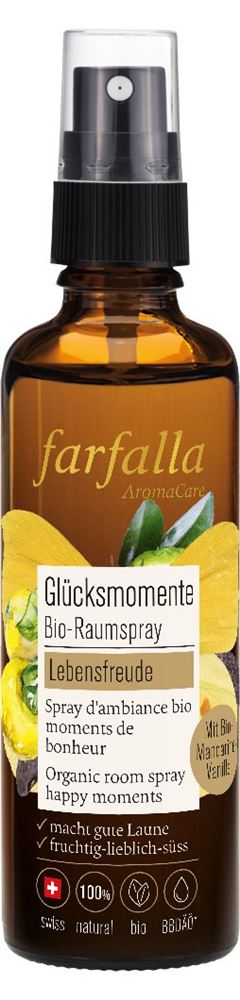 FARFALLA Spray Ambiant Bio Vanille 75ml | Bonheur