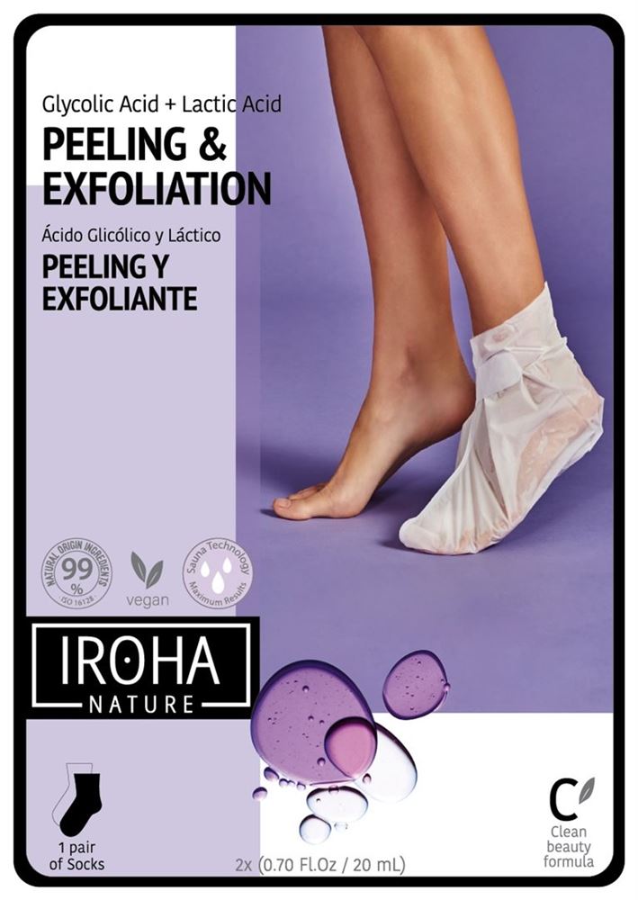 IROHA HANDS&amp;FEET Socks Exfoliants | Pieds