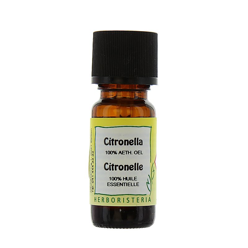 HERBORISTERIA Citronnelle Huile Essentielle 10ml | Anti-Moustiques