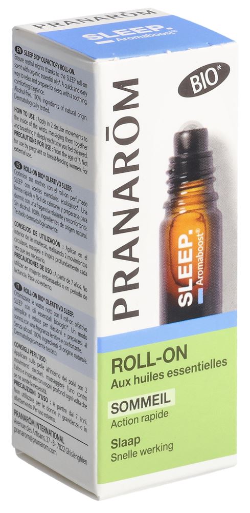 PRANAROM Aromaboost Sleep Roll-on 5ml | Sommeil