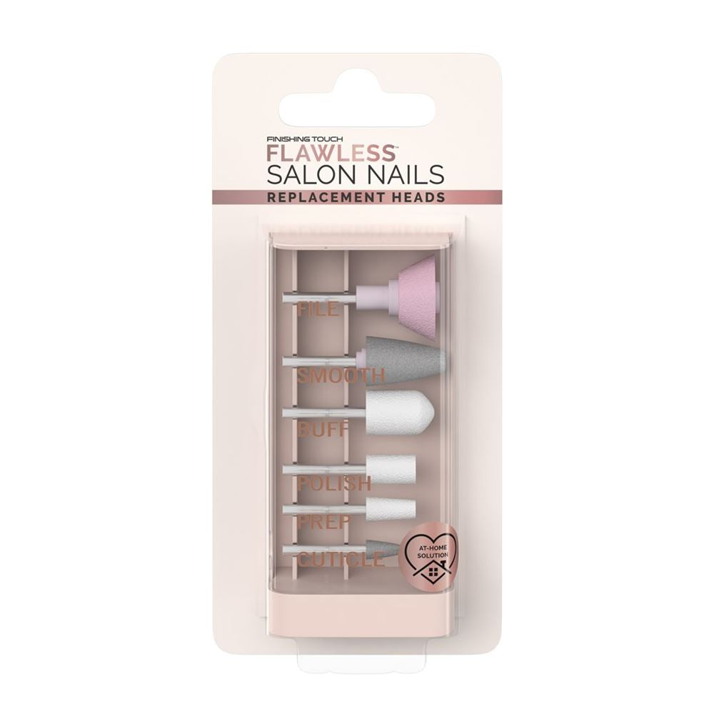 FLAWLESS Salon Nails Ersatzkopf-Set | Têtes Remplacement