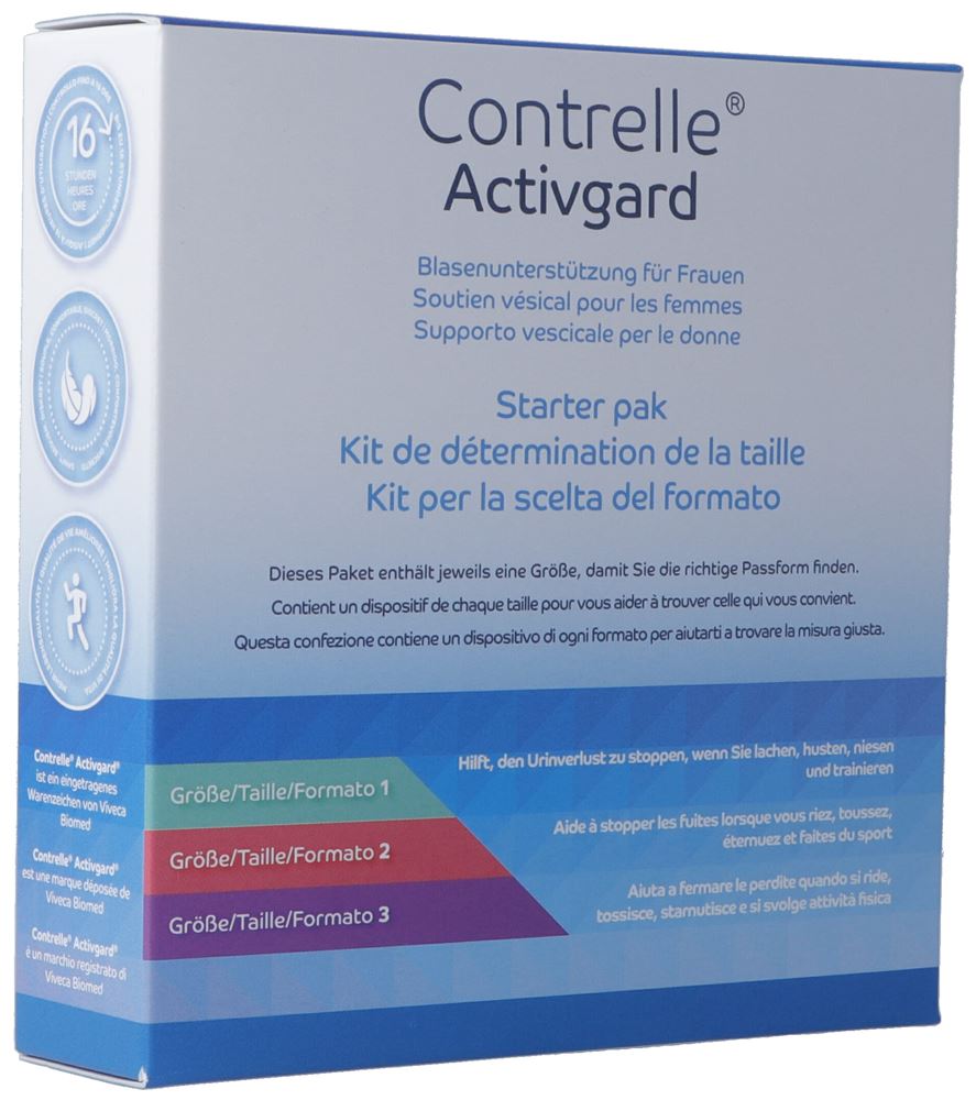 CONTRELLE Activgard Starterpack 3 pièces | Essentiel