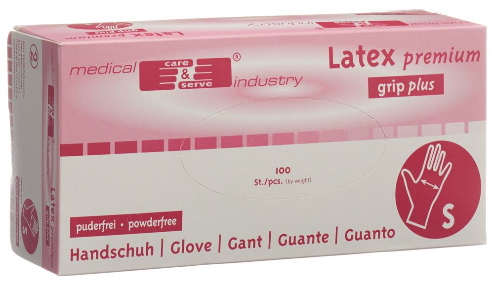 GRIBI Gants Latex S puderfr 100 pièces | Protection