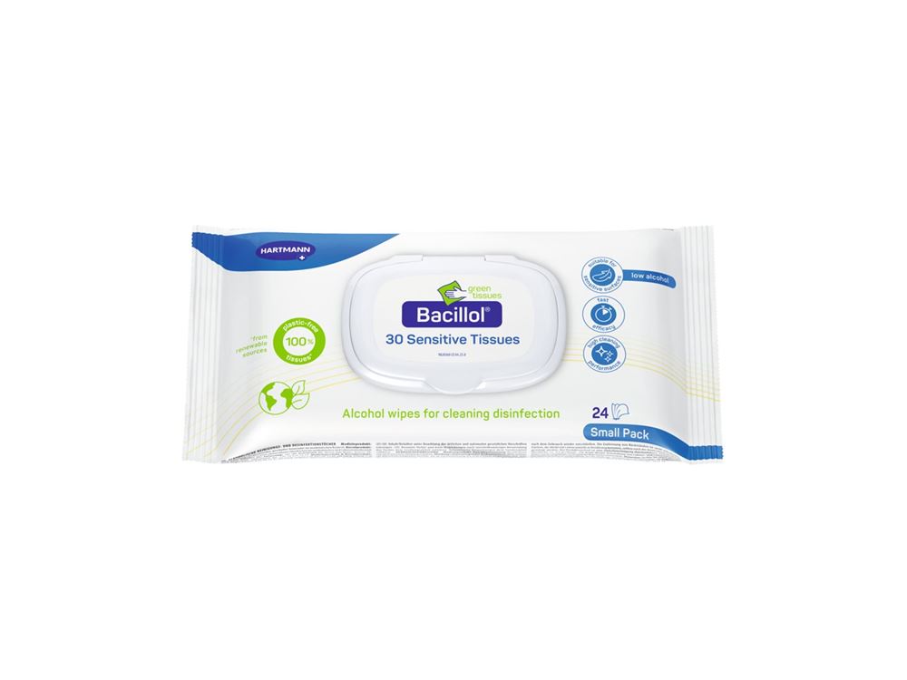 BACILLOL sensitive Tissus | 24 pièces