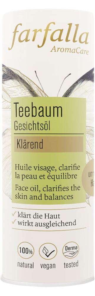 FARFALLA Huile Visage Teebaum 15ml | Soin