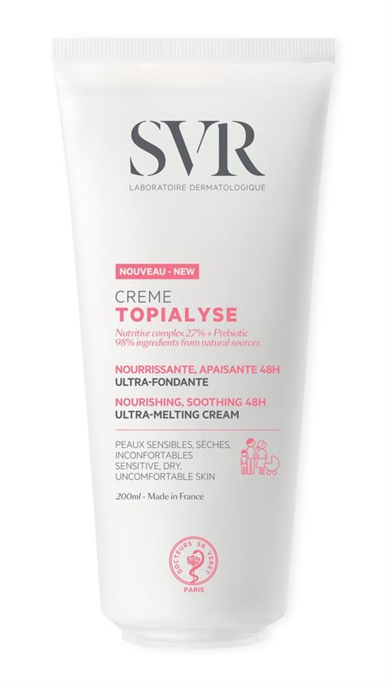 SVR TOPIALYSE Crème Crème 200ml | Hydratation Durable