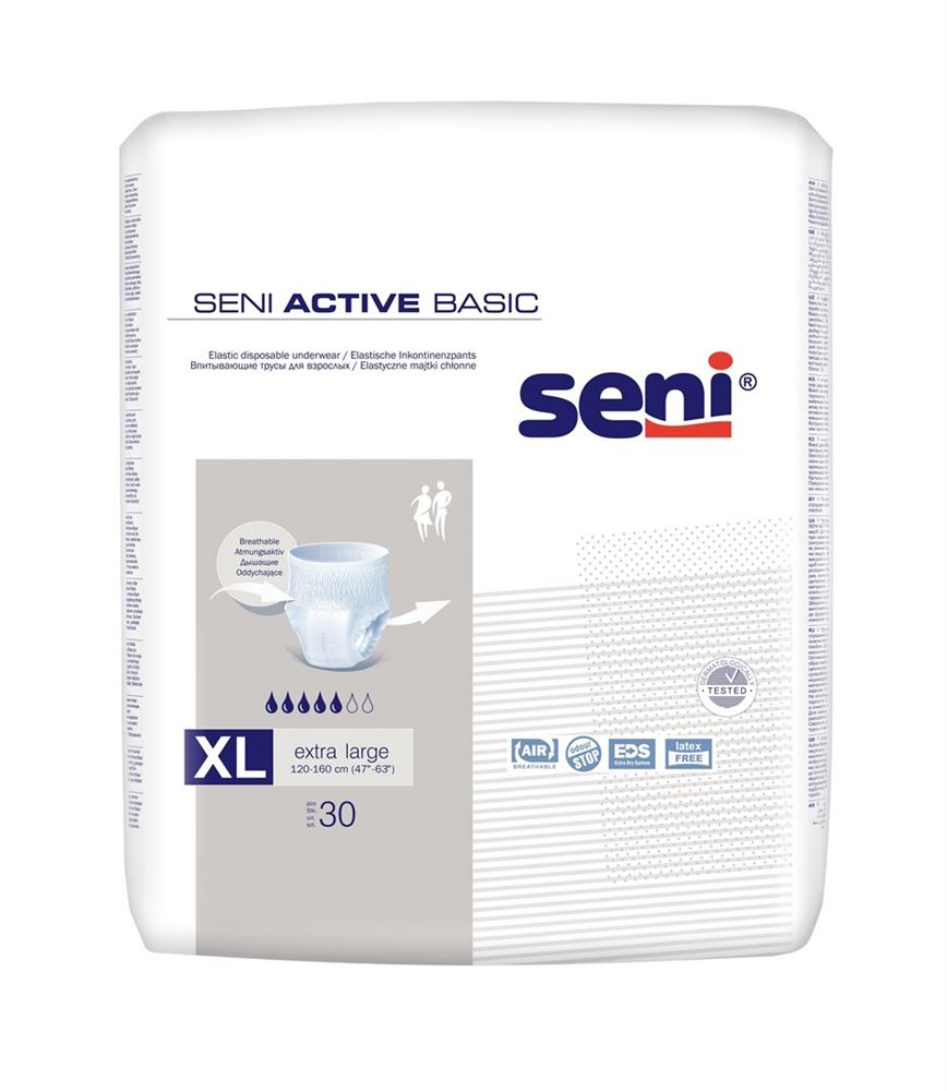 SENI Active Basic XL 30 pièces | Absorption
