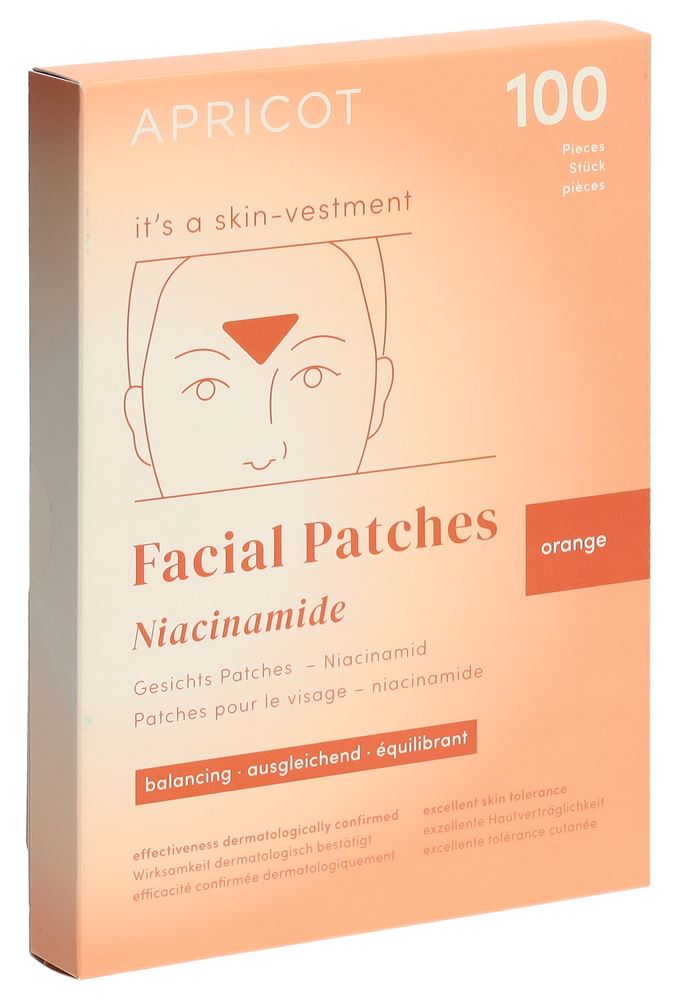 APRICOT Patchs Visage Skin-vestment | Soin 100 pièces