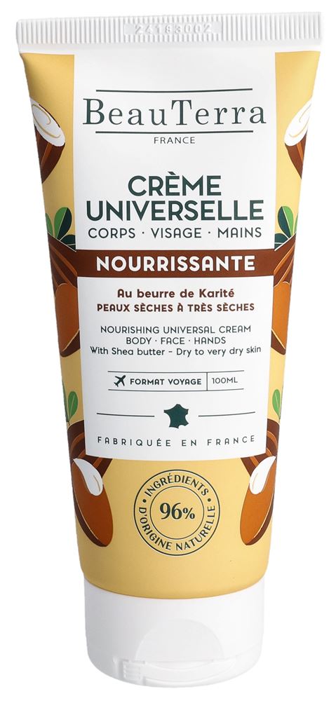 BEAUTERRA Crème Universelle Karité 100ml | Nutrition