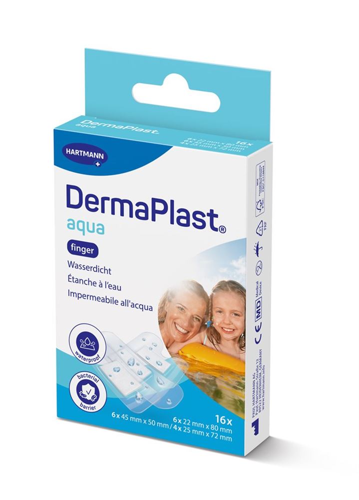 DERMAPLAST Aqua Finger Mix Pansements | 16 pièces