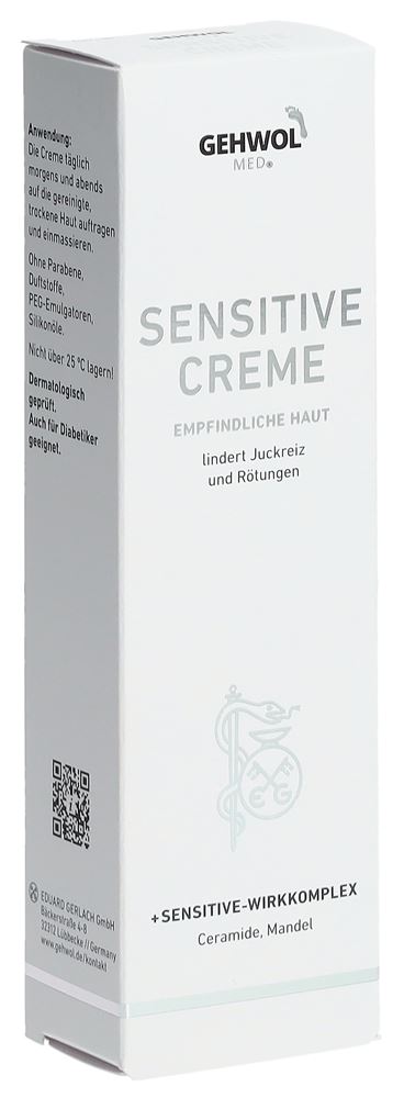 GEHWOL MED Sensitive Creme Crème 75ml | Peaux sensibles