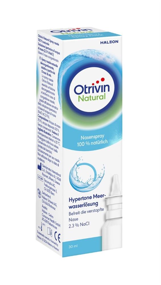 OTRIVIN Natural Spray nasal 30ml | Hydratation nasale