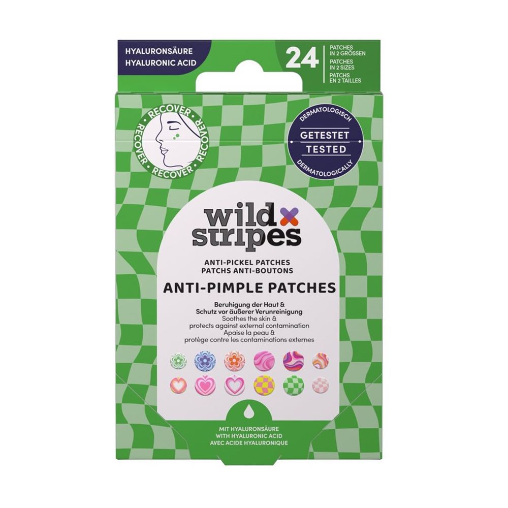WILD STRIPES Anti-Pickelpfl Hyaluron 24 pièces | Soin Ciblé