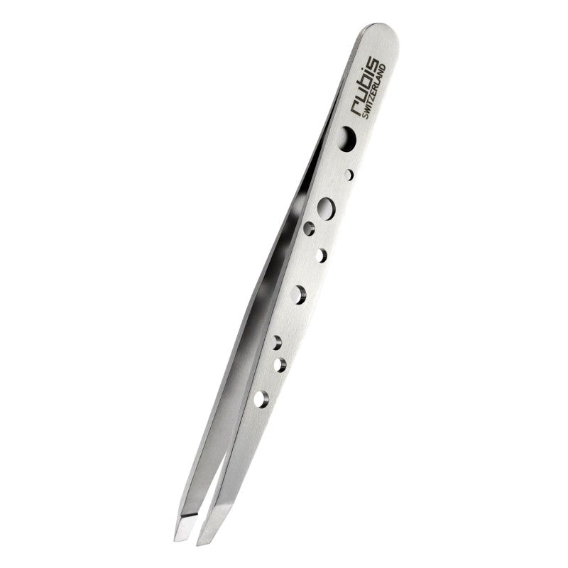 RUBIS Pinzette Perforée schräg Inox | Maniabilité