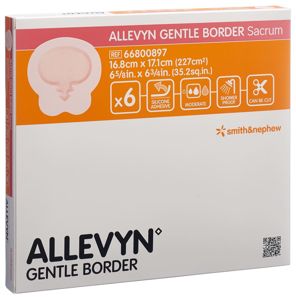 ALLEVYN GB Sacrum 16.8x17.1cm 6 pièces | Confort
