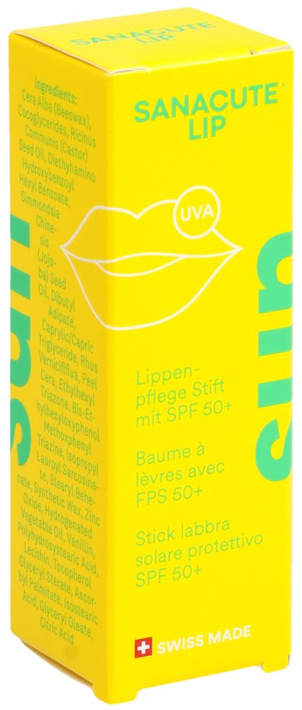 SANACUTE Stick lèvres solaire 4.8g | Protection