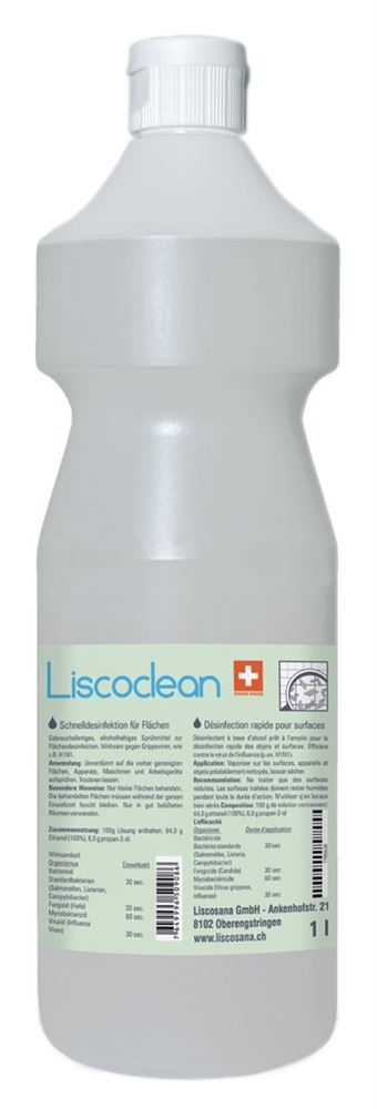 LISCOCLEAN Désinfectant 1L | Surfaces