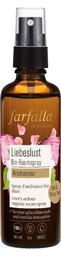 FARFALLA Spray Ambi Bio Aromamour Désispr 75ml | Amour