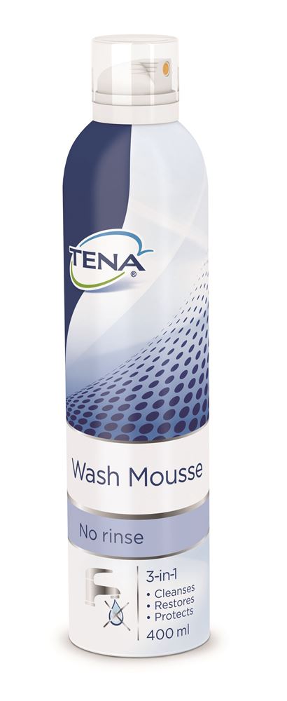 TENA Wash Mousse Mousse Lavante 400ml | Fraîcheur &amp; Propreté