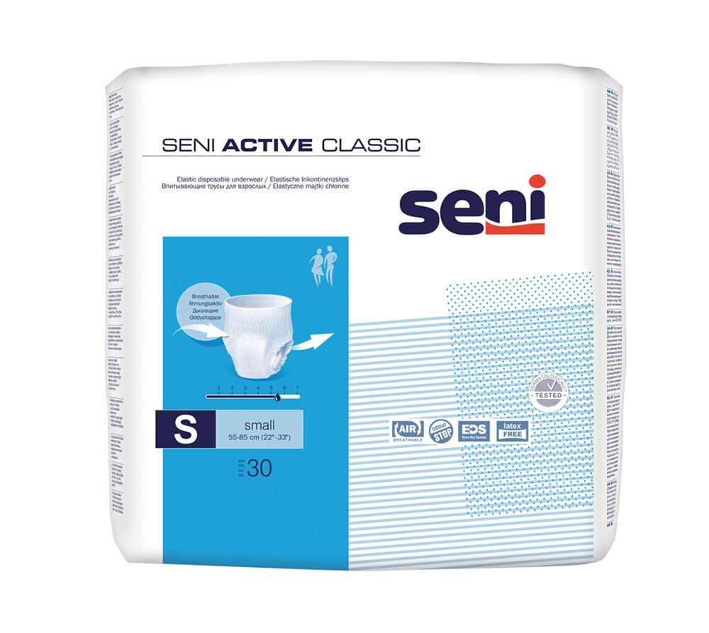 SENI Active Classic Pants S 30 pièces | Confort