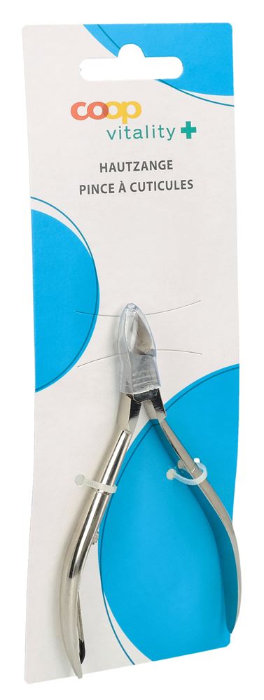 COOP VITALITY Pince à Cuticules Nickelée 10cm | Soin des Ongles