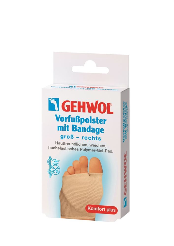GEHWOL Vorfusspolster Bandage L Droite | Protection