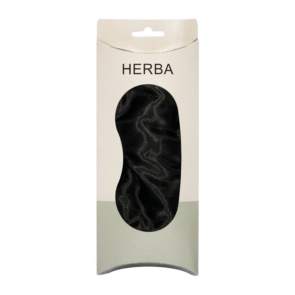 HERBA Masque de sommeil 21x9cm noir | Confort