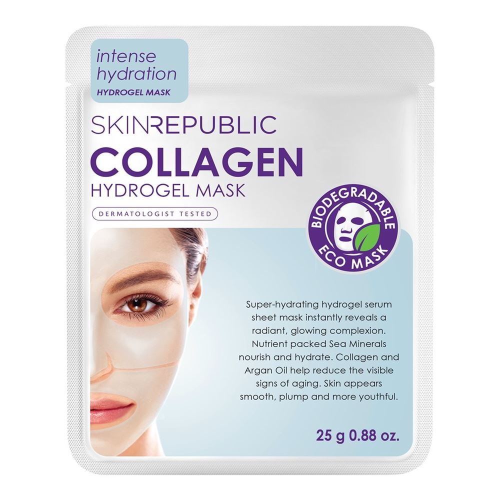 SKIN REPUBLIC Masque Hydrogel Collagène 25g | Fermeté