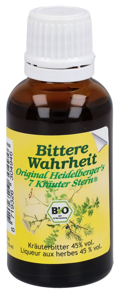 HEIDELBERGERS Gouttes Bittere Wahrheit 30ml | Digestion